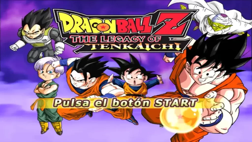 Dragon Ball Z The Legacy of Tenkaichi BT3 Homepage